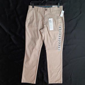 New Old Navy Ultimate Khaki Straight 28 x 30 Flex